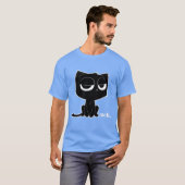T-shirt Drôle Meh Chat non impressionné Chat garçon (Devant entier)