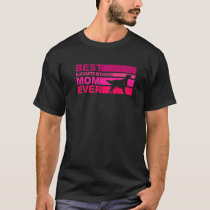 T-shirt Drôle Meilleure Maman de Retriever à Poil Plat Eve