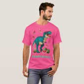 T-shirt Drôle Melonsaurus Watermelon Dinosaur T Rex Été (Devant entier)