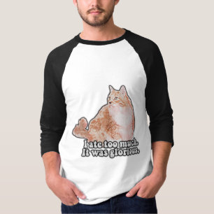 T-shirt Drôle mème de chat grincheux pour les amateurs de