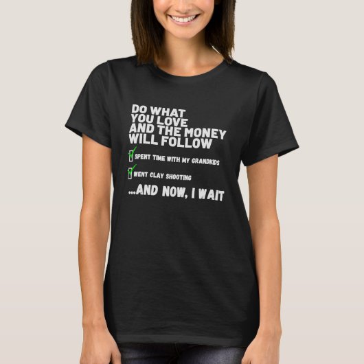 T-shirt Drôle Mens Filles Chrétienne Prié Vent Clay Shoo (Devant)