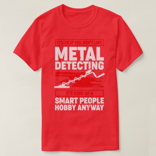 T-shirt Drôle Metal Détection Detectorist Cadeau (Design devant)