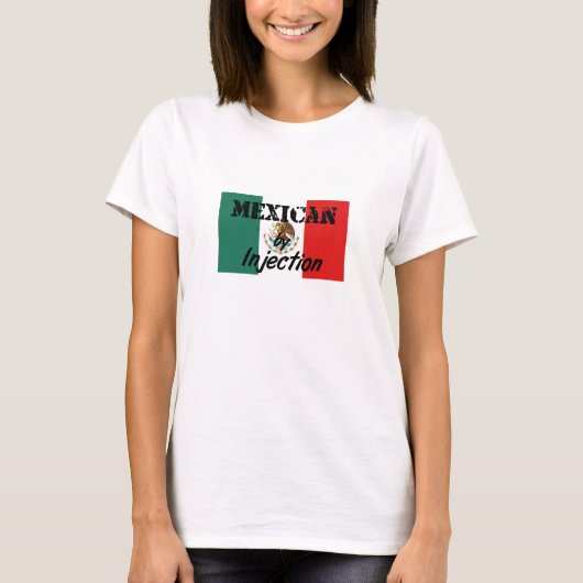 T-Shirt Drôle Mexicain par Injection (Devant)