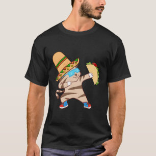T-shirt Drôle Mexicain Taco Chat Nourriture Large Brimmed