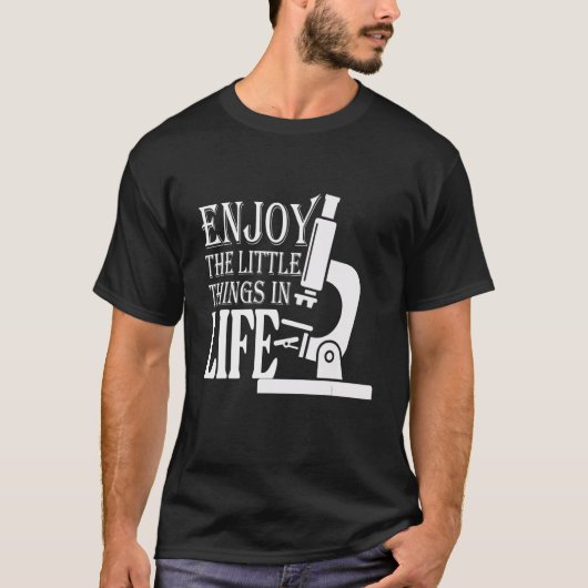T-shirt Drôle MICROSCOPE MICROBIOLOGISTES BIOLOGIE NERD SC (Devant)