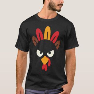 T-shirt Drôle mignon Angry Turkey Bird like No Thanksgivin