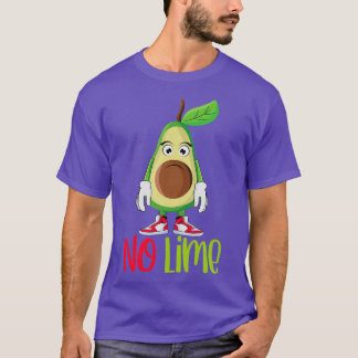 T-shirt Drôle mignon Avocado Guacamole Pas de chaux