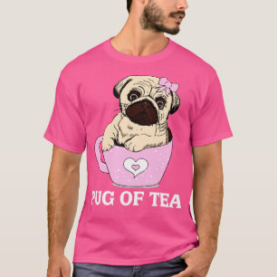 T-shirt Drôle mignon Carlin Amoureux des chiens chien race