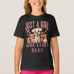 T-shirt Drôle mignon Chien Chien Puppy Amoureux Juste Une 