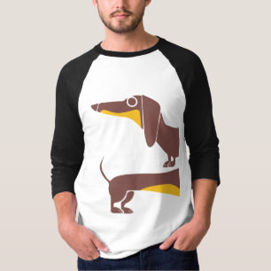 T-shirt Drôle mignon dachshund pour parent chien long