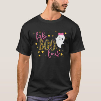 T-shirt Drôle Mignon Fantôme Fantôme Halloween Fab Fantôme