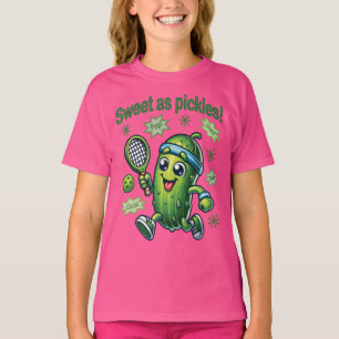 T-shirt Drôle mignon sucré comme chatons Pickleball