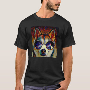 T-shirt Drôle MIGNON TOUJOURS - CHIEN HUSKY