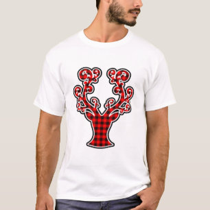 T-shirt Drôle, Mignonne Et Belle Cartoon De Cerfs T--