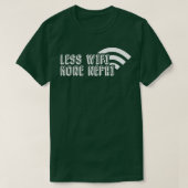 T-shirt Drôle Moins Wifi Plus Nephi Missionnaire Mormon LD (Design devant)