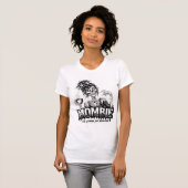 T-shirt Drôle Mombie Zombie Maman Café Halloween Citation (Devant entier)