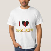 t-shirt drôle moschino  (Devant)