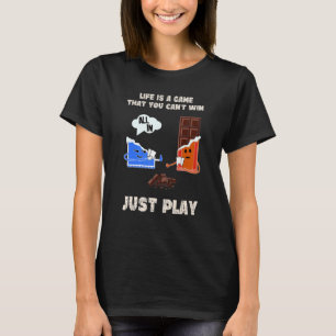 T-shirt Drôle motif de poker pour le chocolat pour les hom