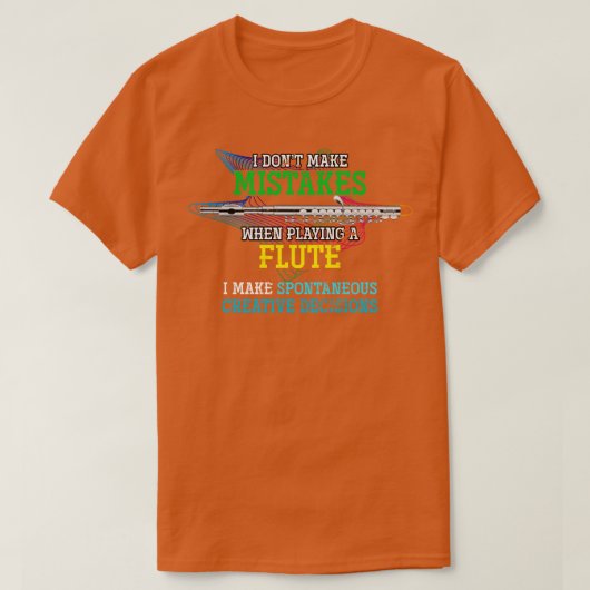 T-shirt Drôle musicien Citation Flutist Flûte (Design devant)