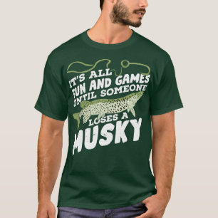 T-shirt Drôle Musky Pêche Pêche Pêche Pêcheur Cadeau