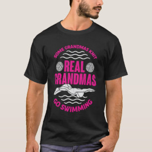 T-shirt Drôle nage grand-mère grand-mère cadeau