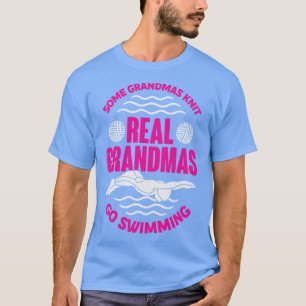 T-shirt Drôle nage grand-mère grand-mère cadeau