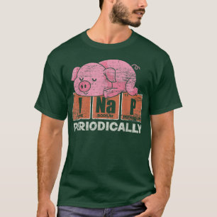 T-shirt Drôle Napping Animal I Nap Périodiquement mignon S
