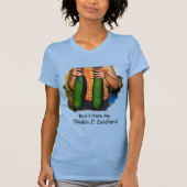 T-shirt Drôle ne détestez pas mon double Z Zucchinis femme (Devant)