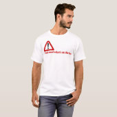 T-Shirt Drôle 'Ne Lis Pas le Dos' (Devant entier)