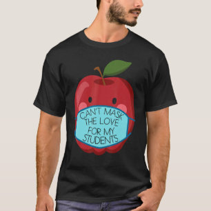 T-shirt Drôle Ne peut masquer l'amour pour mon professeur