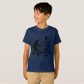 T-shirt drôle nerdy geek gros pied sasquatatch (Devant entier)