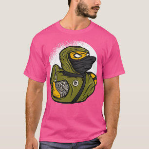 T-shirt Drôle Ninja Caoutchouc Ducky Cute Caoutchouc Ducki