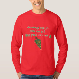 T-shirt Drôle Noël à l'envers Phrase