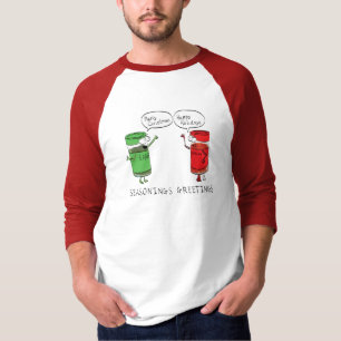T-shirt Drôle Noël Cartoon Cuisines épices