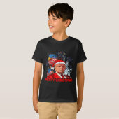 T-shirt Drôle Noël Donald Trump Joyeux Noël Funny 4e (Devant entier)