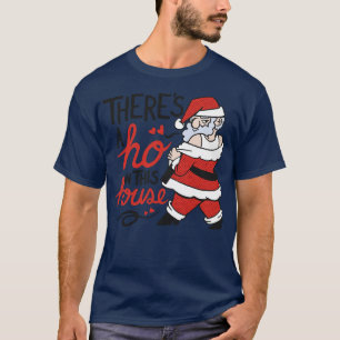 T-shirt Drôle Noël Ho Avec Avec Comprenant Père Noël Et Le