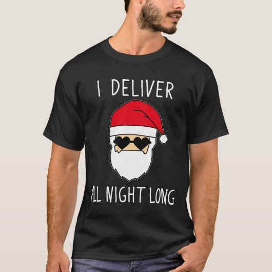 T-shirt Drôle Noël Naughty Père Noël Inapproprié Christ (Devant)