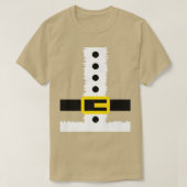 T-shirt Drôle Noël Père Noël Run Père Noël Costume Pyjamas (Design devant)