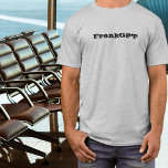 T-shirt Drôle Nom Personnalisé & GPT Papa Colègue de Trava<br><div class="desc">Vous cherchez le mélange parfait d'humour tech et de touche personnelle ? Notre T-shirt personnalisé “YourNameGPT” vous permet d'ajouter n'importe quel nom ou surnom, de “DaveGPT” à “BossGPT”, pour une touche drôle et inspirée de l'IA sur un cadeau classique. Que vous fassiez des achats pour un anniversaire, la fête des...</div>