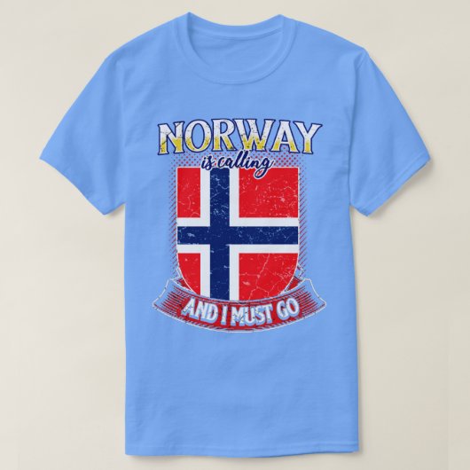 T-shirt Drôle Norvège (Design devant)