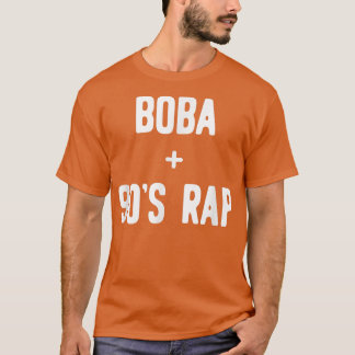T-shirt Drôle Novelty Bubble Tea Boba + 90's Rap