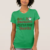 T-shirt Drôle Obsession de Noël mignonne (Devant)