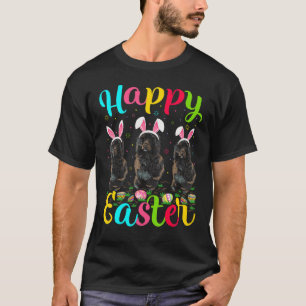 T-shirt Drôle Oeuf de Pâques Bunny Portugais de l'eau chie