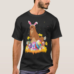T-shirt Drôle Oeuf de Pâques mignonne Gopher dimanche de P