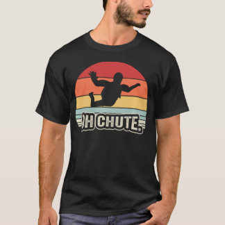 T-shirt Drôle Oh Parachute Skydiver Rétro Vintage