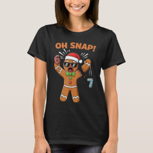 T-shirt Drôle Oh Snap 67 Six Sept Mème Bonhomme en pain d'