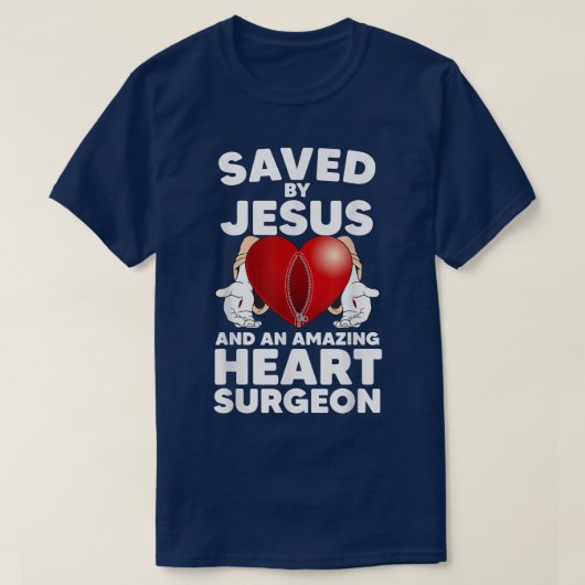 T-shirt Drôle Open Heart Chirurgie Conception Pour Hommes (Design devant)