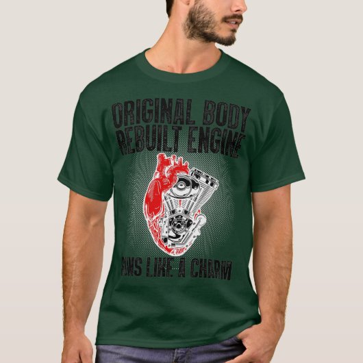 T-shirt Drôle Open Heart Chirurgie Récupération Survivant (Devant)