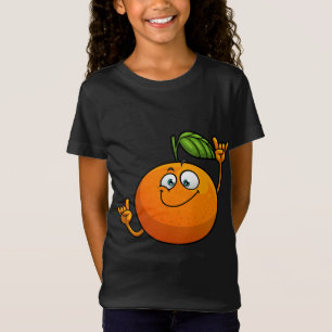 T-Shirt Drôle Orange Fruit Novelty Design Pour Hommes Femm