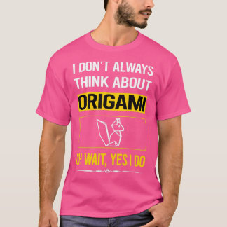 T-shirt Drôle Oui Je Fais Origami